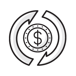 Recording Fee Schedule Icon